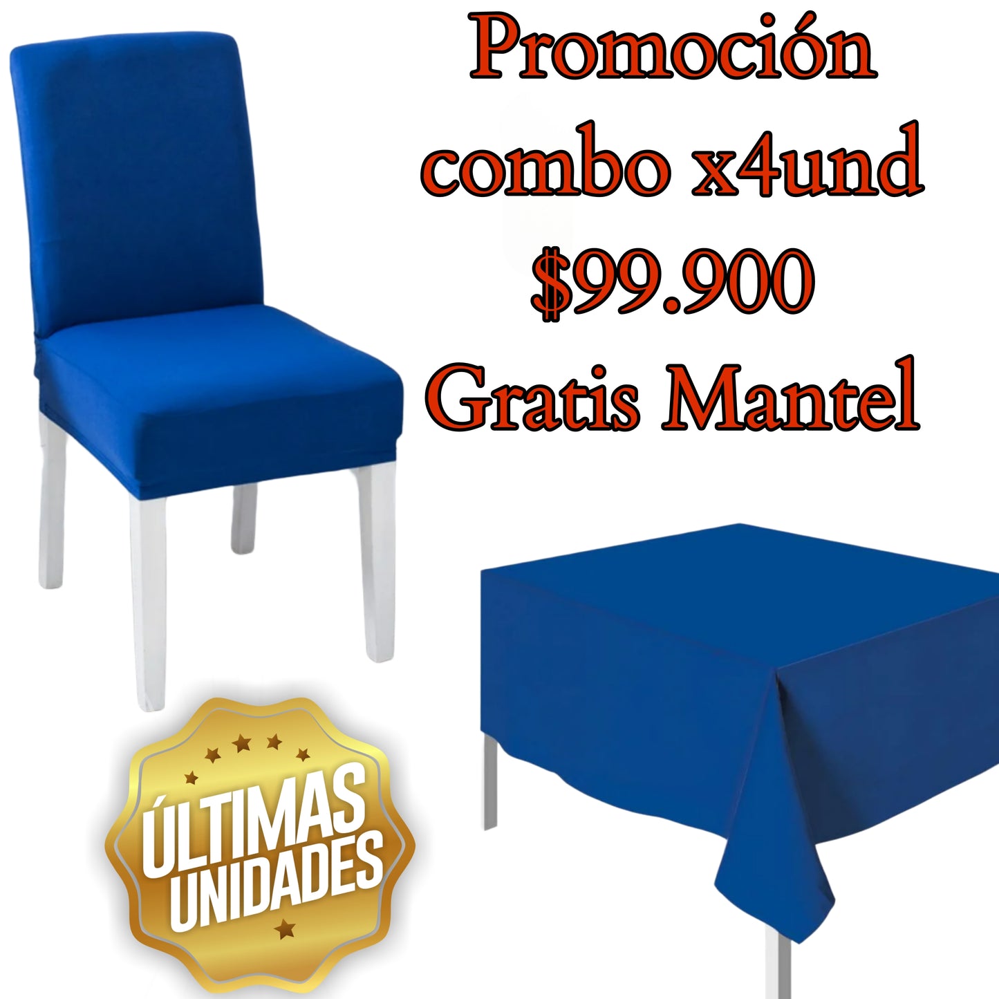 PROMOCION EN FUNDAS PARA SILLAS DE COMEDOR 5/5⭐️⭐️⭐️⭐️⭐️