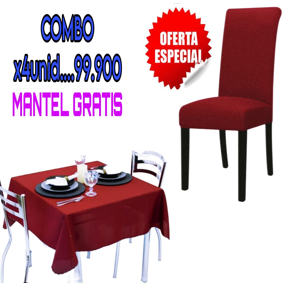 PROMOCION EN FUNDAS PARA SILLAS DE COMEDOR 5/5⭐️⭐️⭐️⭐️⭐️