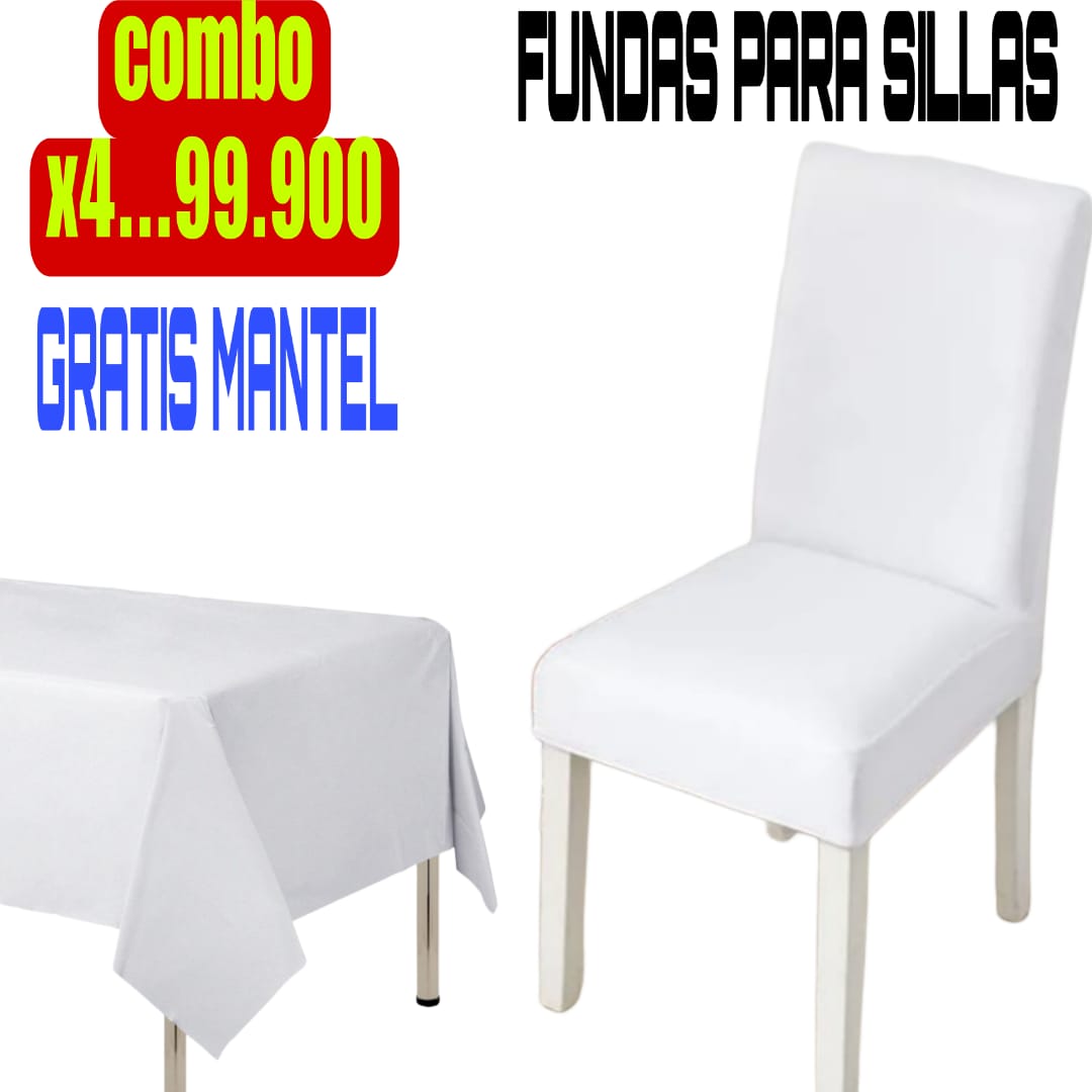 PROMOCION EN FUNDAS PARA SILLAS DE COMEDOR 5/5⭐️⭐️⭐️⭐️⭐️