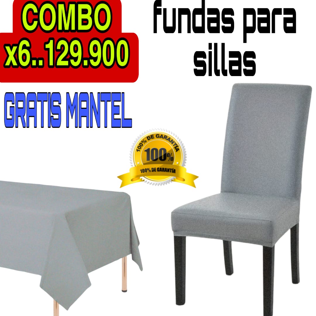 PROMOCION EN FUNDAS PARA SILLAS DE COMEDOR 5/5⭐️⭐️⭐️⭐️⭐️