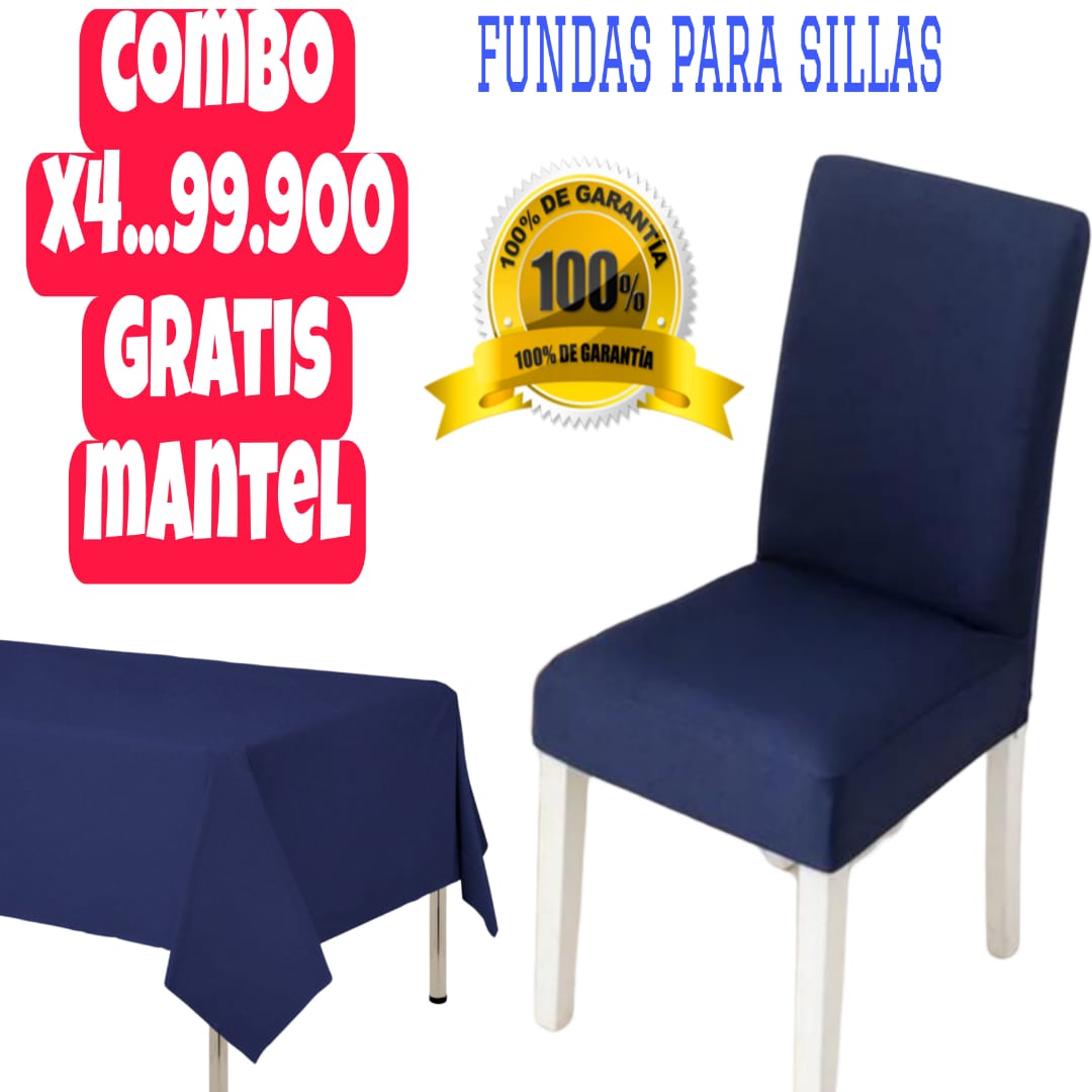 PROMOCION EN FUNDAS PARA SILLAS DE COMEDOR 5/5⭐️⭐️⭐️⭐️⭐️