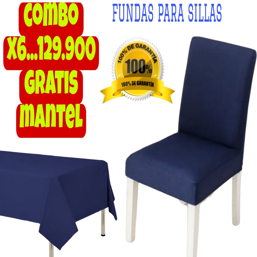 PROMOCION EN FUNDAS PARA SILLAS DE COMEDOR 5/5⭐️⭐️⭐️⭐️⭐️