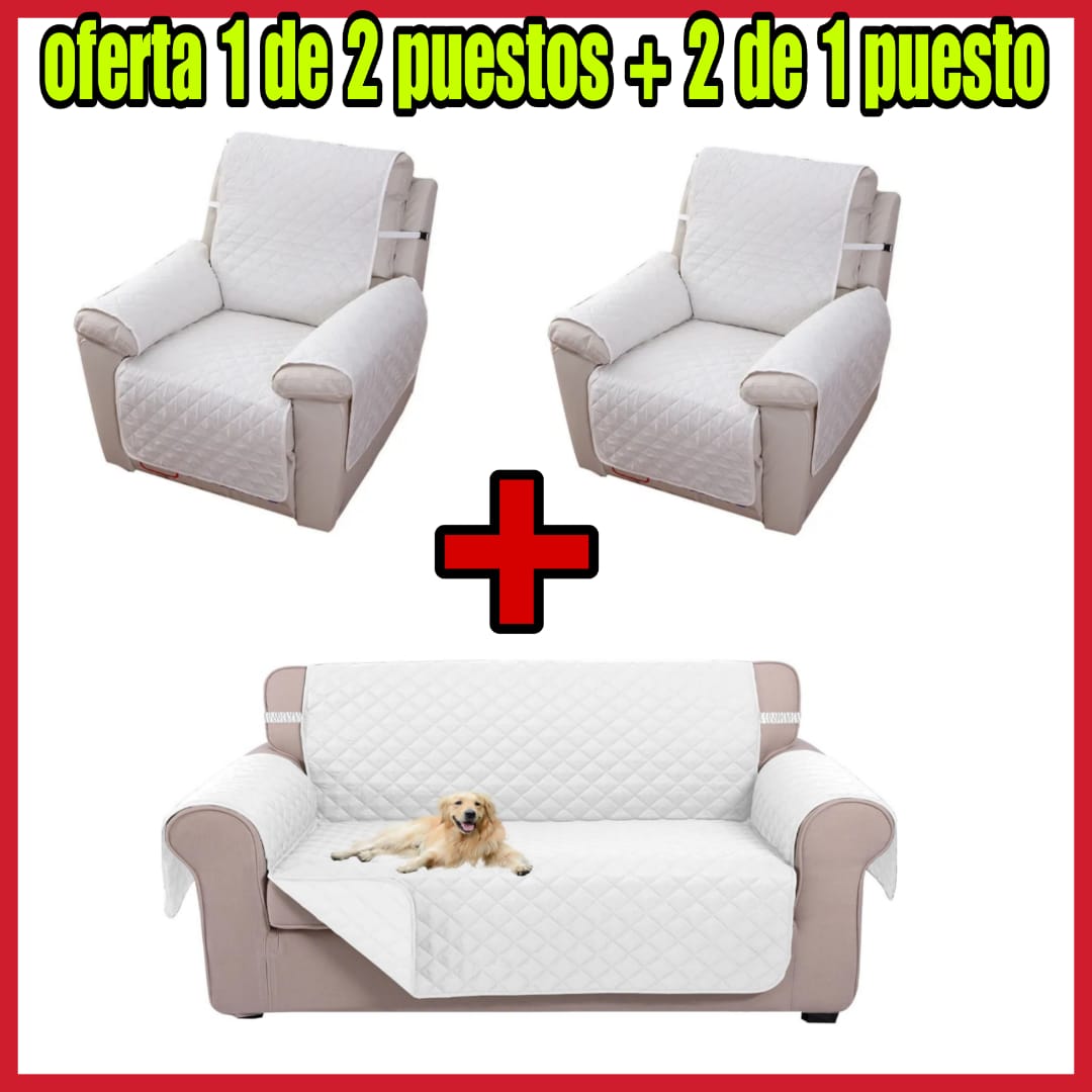 OFERTA EN PROTECTORES DOBLE FAZ PARA SOFA ⭐️⭐️⭐️⭐️⭐️5/5