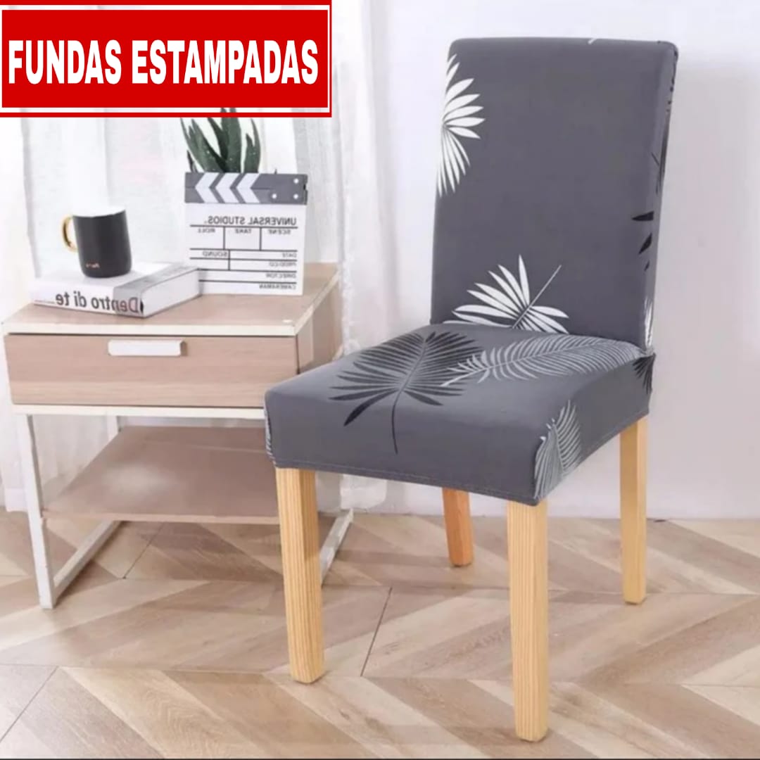 OFERTA EN FUNDAS ESTAMPADAS Y AJUSTABLES PARA SILLAS DE COMEDOR 5/5⭐️⭐️⭐️⭐️⭐️