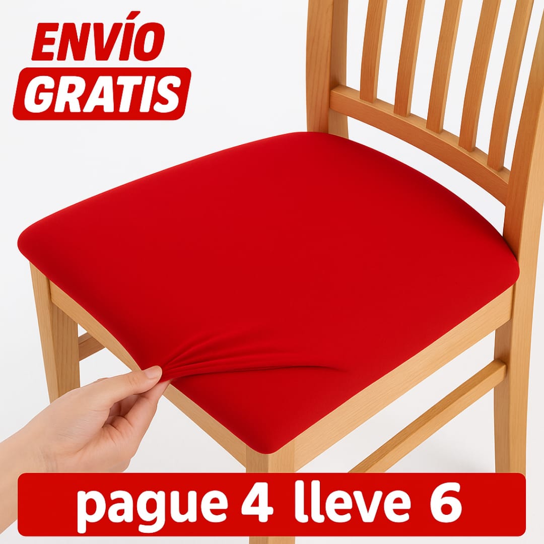 OFERTA EN FUNDAS PARA SILLAS DE COMEDOR SIN ESPALDAR 5/5⭐️⭐️⭐️⭐️⭐️