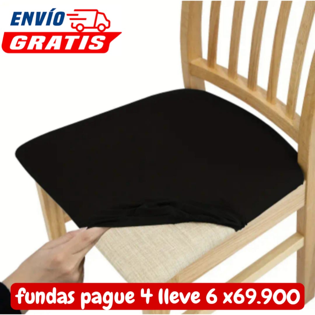 OFERTA EN FUNDAS PARA SILLAS DE COMEDOR SIN ESPALDAR 5/5⭐️⭐️⭐️⭐️⭐️