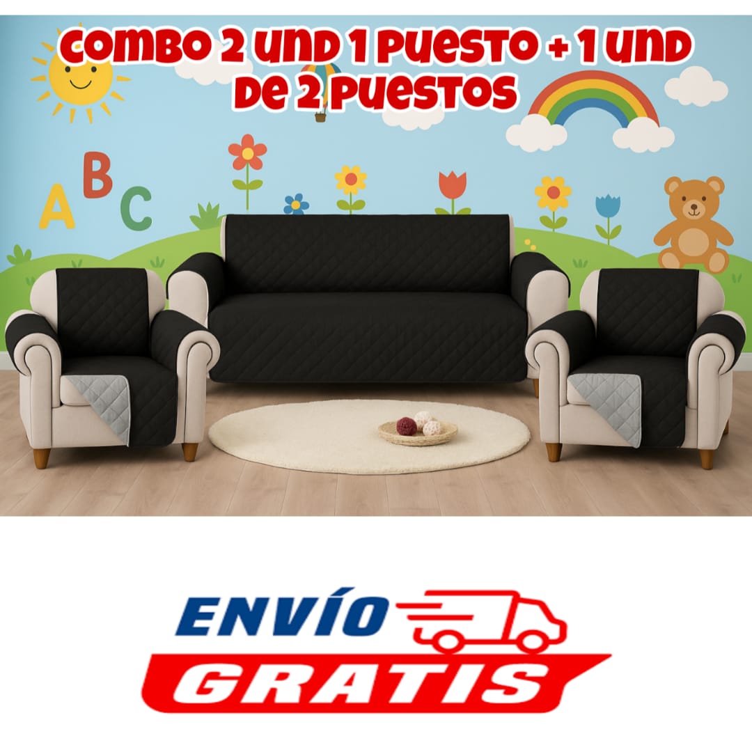 OFERTA EN PROTECTORES DOBLE FAZ PARA SOFA ⭐️⭐️⭐️⭐️⭐️5/5