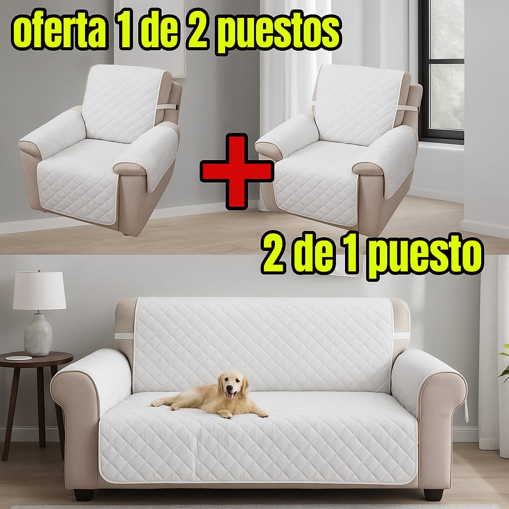 OFERTA EN PROTECTORES DOBLE FAZ PARA SOFA ⭐️⭐️⭐️⭐️⭐️5/5