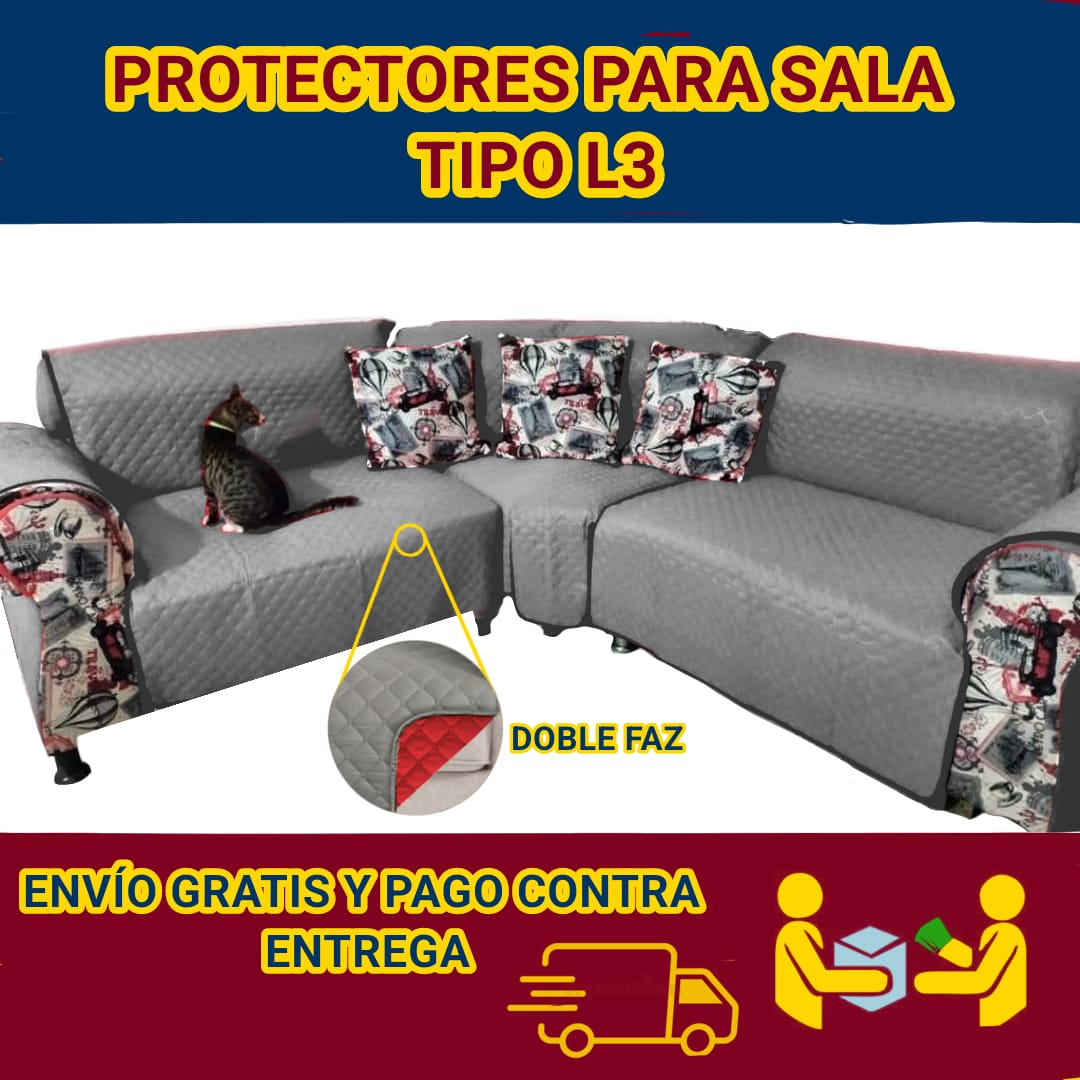 OFERTA EN PROTECTORES DOBLE FAZ PARA SOFA ⭐️⭐️⭐️⭐️⭐️5/5