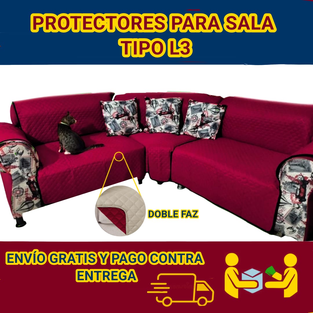 OFERTA EN PROTECTORES DOBLE FAZ PARA SOFA ⭐️⭐️⭐️⭐️⭐️5/5
