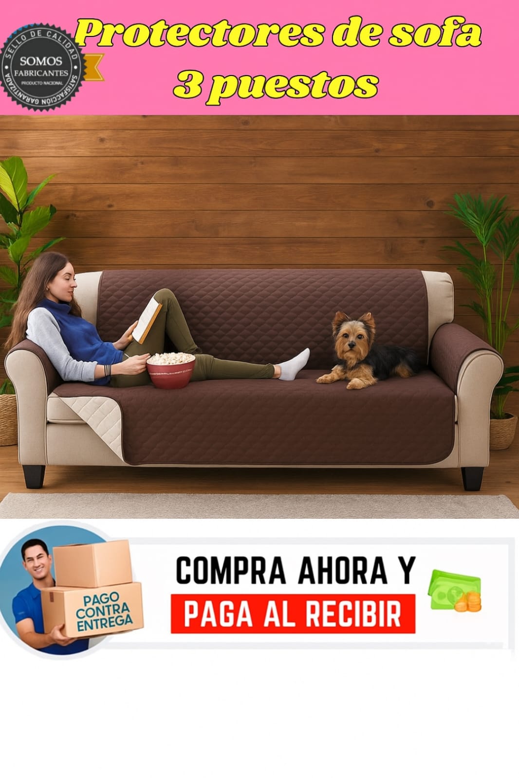 OFERTA EN PROTECTORES DOBLE FAZ PARA SOFA ⭐️⭐️⭐️⭐️⭐️5/5
