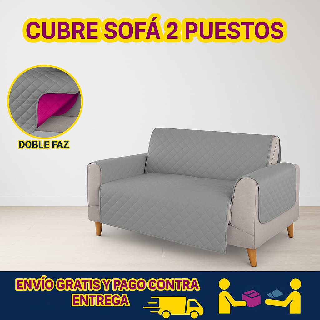 OFERTA PROTECTOR PARA SOFA 2 PUESTOS