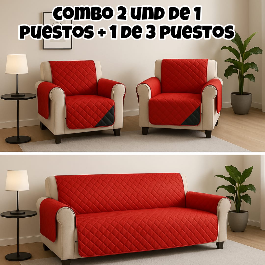 OFERTA EN PROTECTORES DOBLE FAZ PARA SOFA ⭐️⭐️⭐️⭐️⭐️5/5
