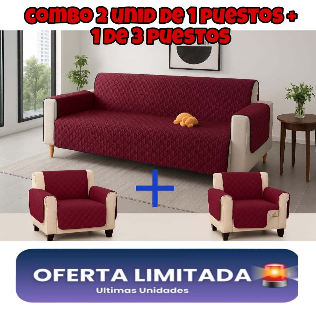OFERTA EN PROTECTORES DOBLE FAZ PARA SOFA ⭐️⭐️⭐️⭐️⭐️5/5