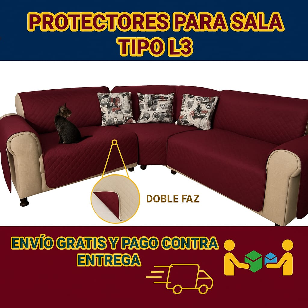 OFERTA EN PROTECTORES DOBLE FAZ PARA SOFA ⭐️⭐️⭐️⭐️⭐️5/5