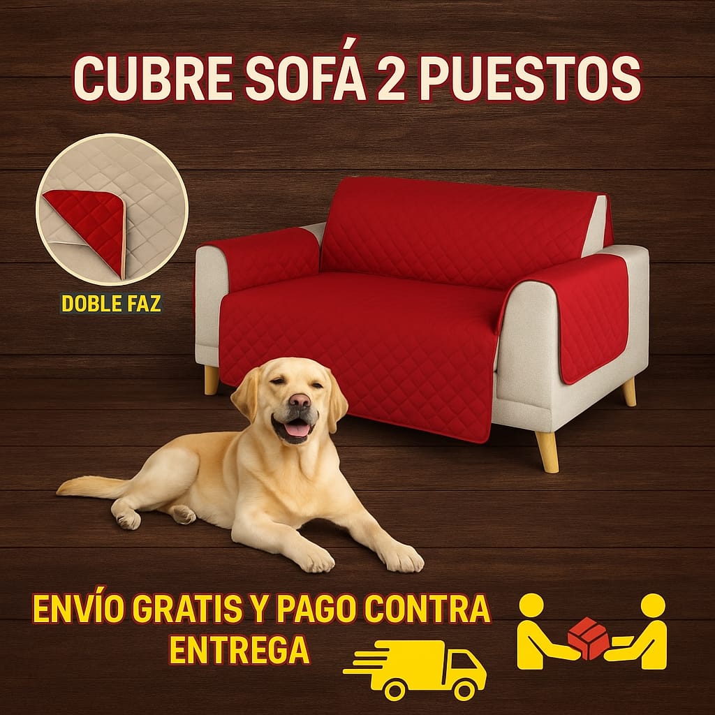 OFERTA PROTECTOR PARA SOFA 2 PUESTOS