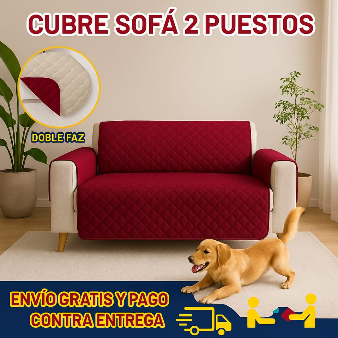 OFERTA PROTECTOR PARA SOFA 2 PUESTOS