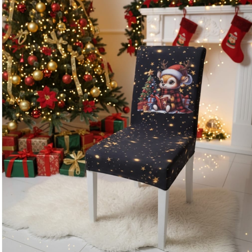 OFERTA EN FUNDAS PARA SILLAS EDICION NAVIDAD🎄🎄🦌🦌🦌