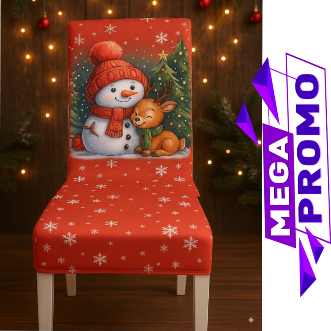 OFERTA EN FUNDAS PARA SILLAS EDICION NAVIDAD🎄🎄🦌🦌🦌