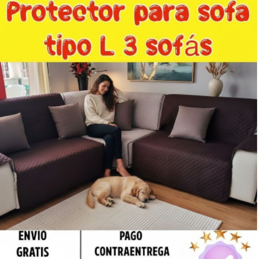 OFERTA EN PROTECTORES DOBLE FAZ PARA SOFA ⭐️⭐️⭐️⭐️⭐️5/5