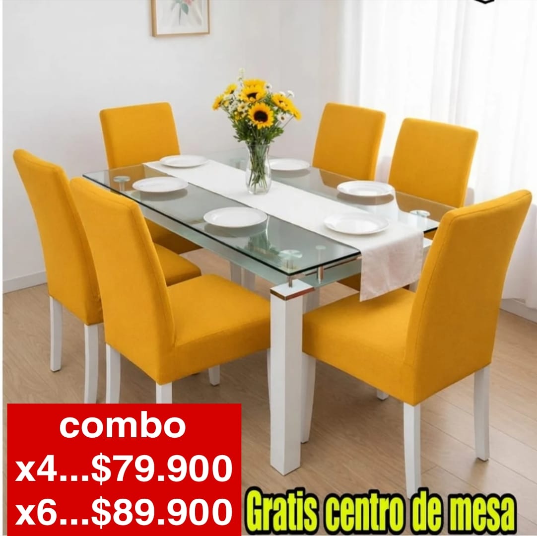 FUNDAS PARA SILLAS DE COMEDOR GRATIS CAMINO DE MESA  ⭐⭐⭐⭐⭐5/5