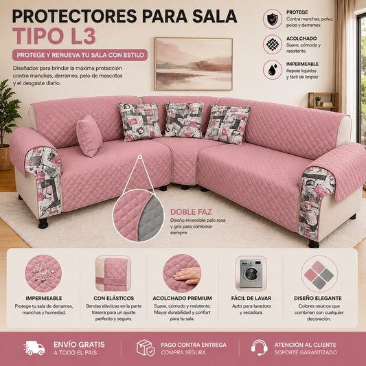 OFERTA EN PROTECTORES DOBLE FAZ PARA SOFA ⭐️⭐️⭐️⭐️⭐️5/5