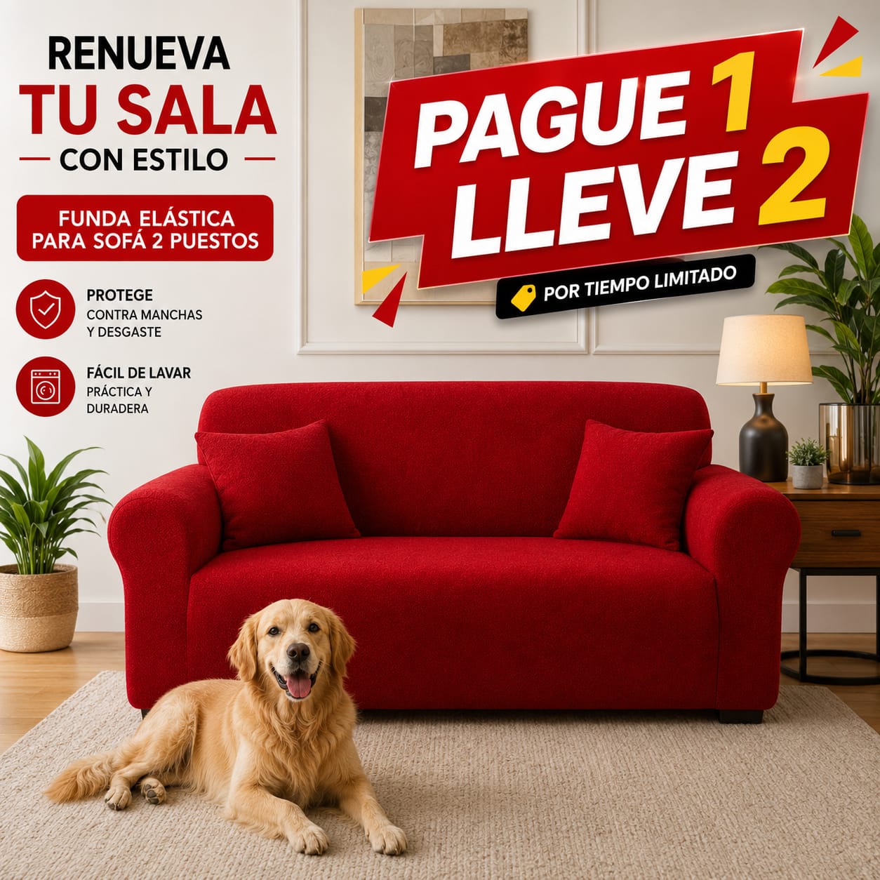 OFERTA 2X1 en fundas para sofa ⭐⭐⭐⭐⭐5/5