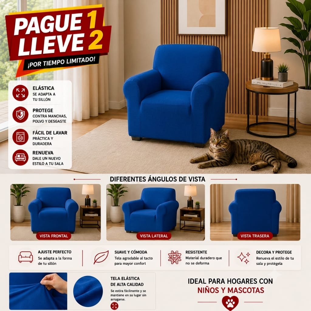 OFERTA 2X1 en fundas para sofa ⭐⭐⭐⭐⭐5/5