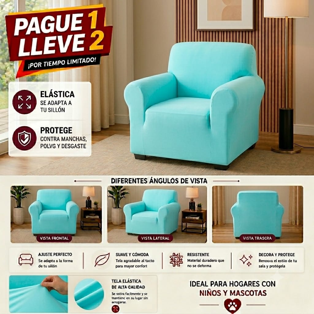 OFERTA 2X1 en fundas para sofa ⭐⭐⭐⭐⭐5/5