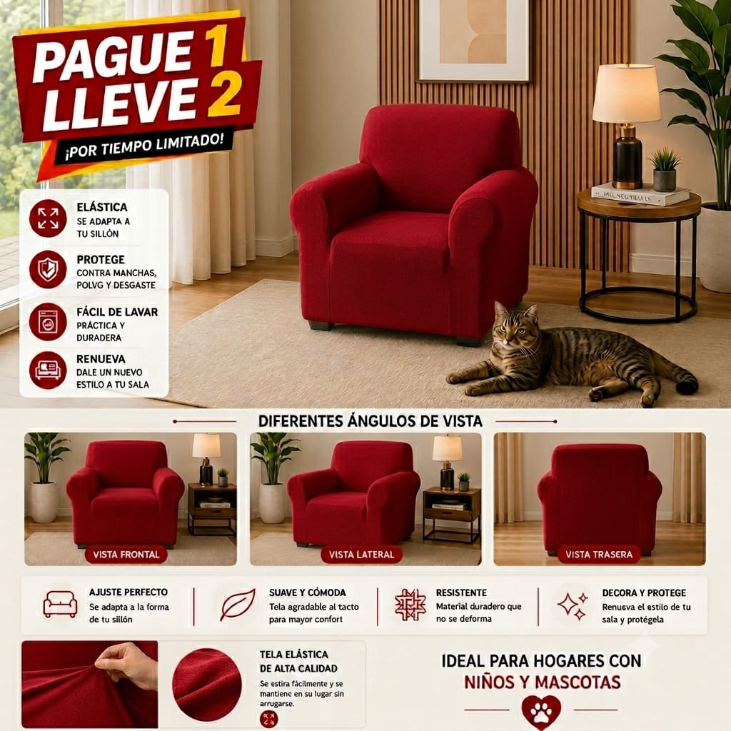 OFERTA 2X1 en fundas para sofa ⭐⭐⭐⭐⭐5/5