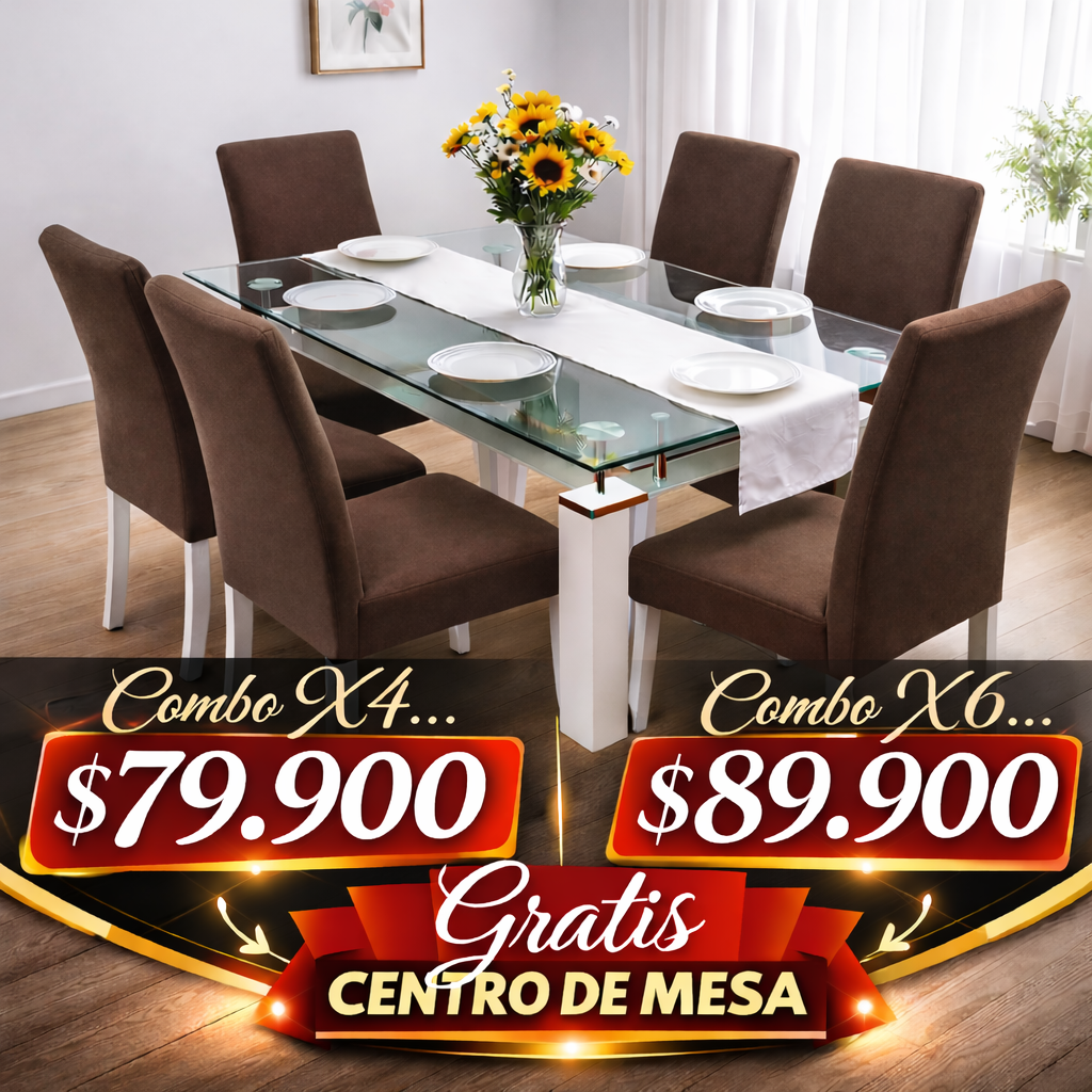 FUNDAS PARA SILLAS DE COMEDOR GRATIS CAMINO DE MESA  ⭐⭐⭐⭐⭐5/5