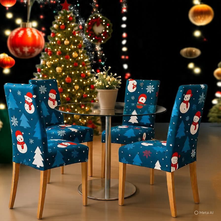 OFERTA EN FUNDAS PARA SILLAS EDICION NAVIDAD🎄🎄🦌🦌🦌