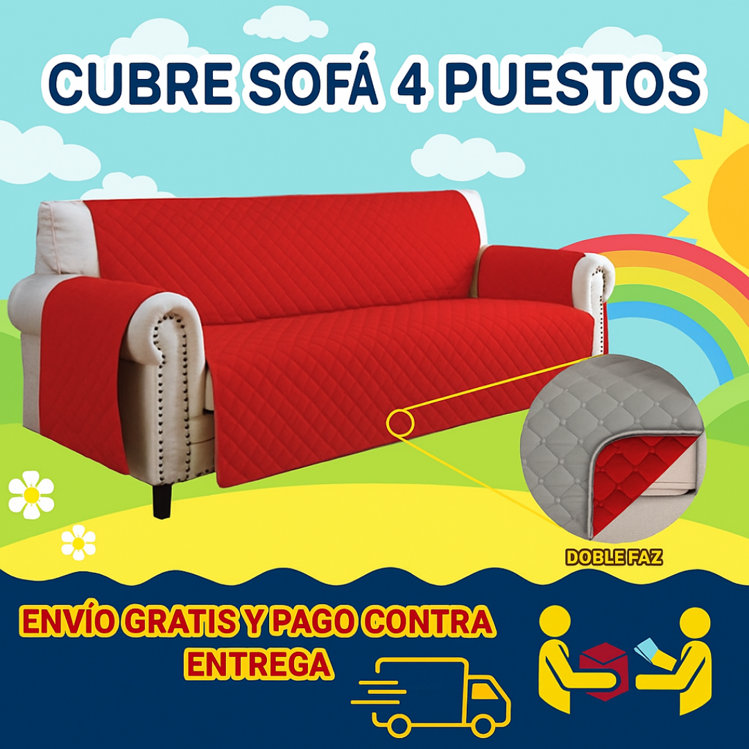 OFERTA EN PROTECTORES DOBLE FAZ PARA SOFA ⭐️⭐️⭐️⭐️⭐️5/5